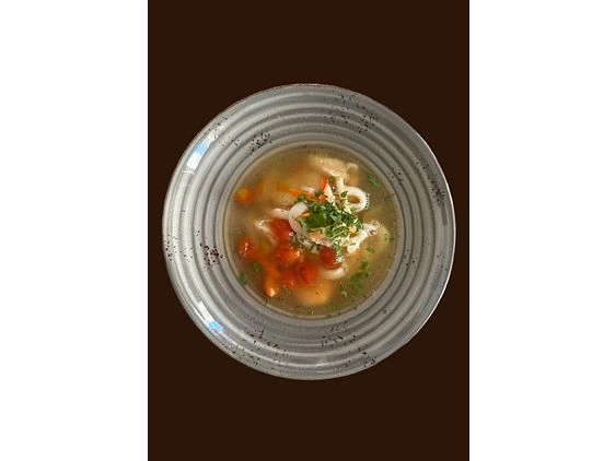Класичний суп з морепродуктами
